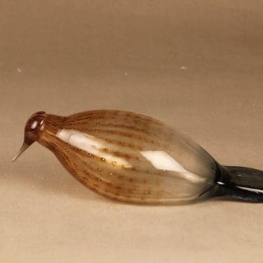 Nuutajärvi Käenpiika, signeerattu, suunnittelija Oiva Toikka, signeerattu