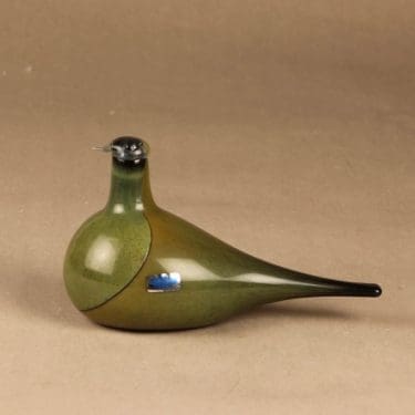 Nuutajärvi lintu , Sipi, suunnittelija Oiva Toikka, Sipi, signeerattu