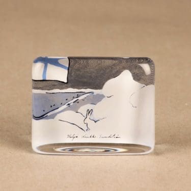 Iittala lasikortti The Finnish winter designer Heljä Liukko-Sundström