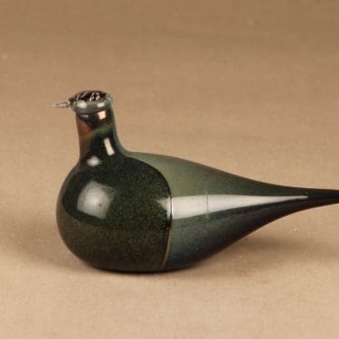 Nuutajärvi lintu , Sipi, suunnittelija Oiva Toikka, Sipi, signeerattu