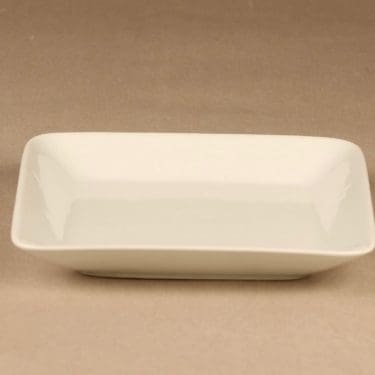 Arabia Kilta serving plate, white designer Kaj Franck