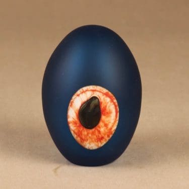 Nuutajärvi Turkinkanan muna, matta, suunnittelija Oiva Toikka, matta, vuosimuna