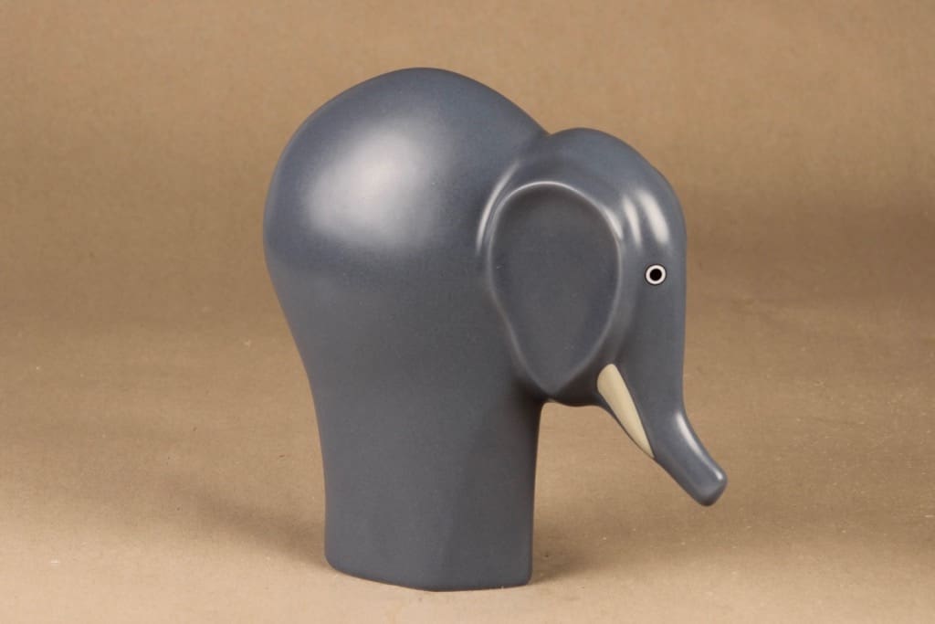 Arabia Runfree Norsu, Selma, suunnittelija Howard Smith, Selma, elefantti, Selma, värilasite kuva 3