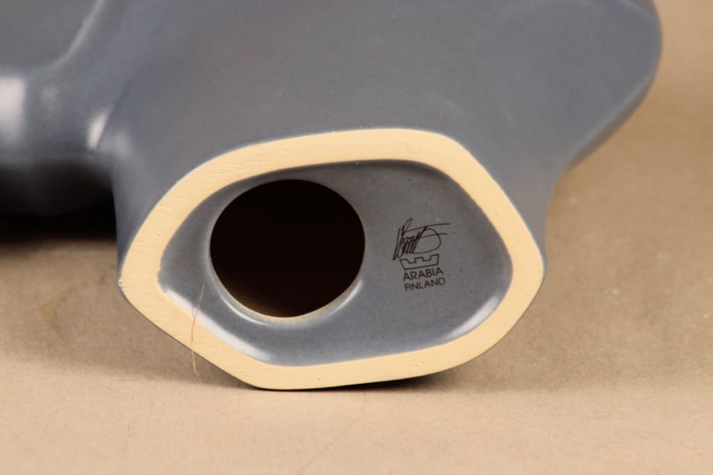 Arabia Runfree Norsu, Selma, suunnittelija Howard Smith, Selma, elefantti, Selma, värilasite kuva 4