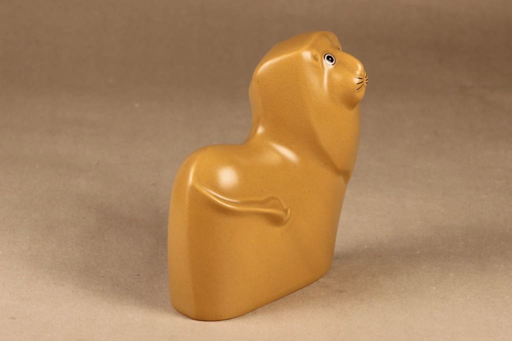 Arabia Runfree Leijona, Leo, suunnittelija Howard Smith, Leo, leijona, leo, värilasite kuva 2