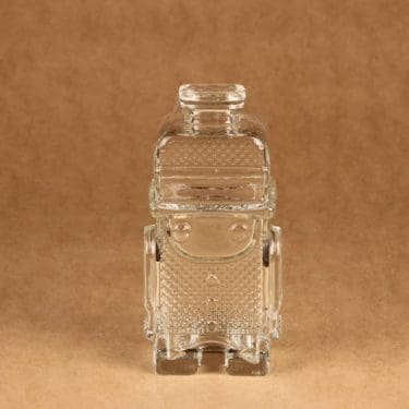 Riihimäen lasi Pikku-Matti karahvi, kirkas, suunnittelija Helena Tynell,