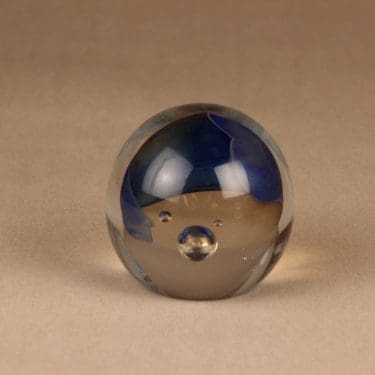 Nuutajärvi taidelasi, signeerattu, numeroitu, suunnittelija Oiva Toikka, signeerattu, numeroitu