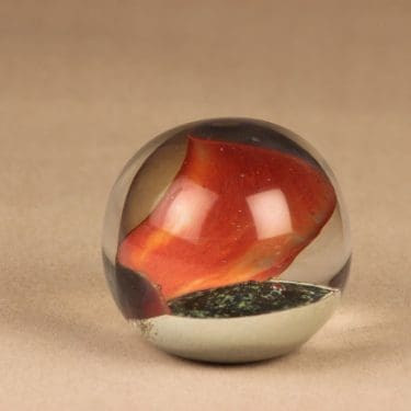 Nuutajärvi taidelasi, signeerattu, numeroitu, suunnittelija Oiva Toikka, signeerattu, numeroitu