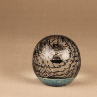 Nuutajärvi taidelasi, signeerattu, numeroitu, suunnittelija Oiva Toikka, signeerattu, numeroitu, massiivinen