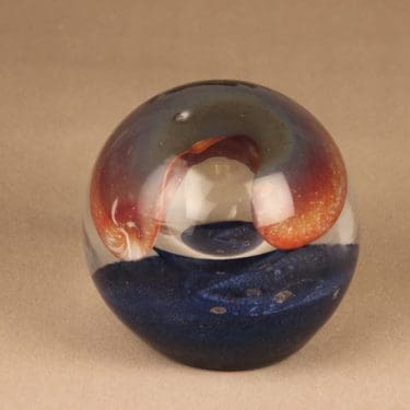 Nuutajärvi taidelasi, signeerattu, numeroitu, suunnittelija Oiva Toikka, signeerattu, numeroitu