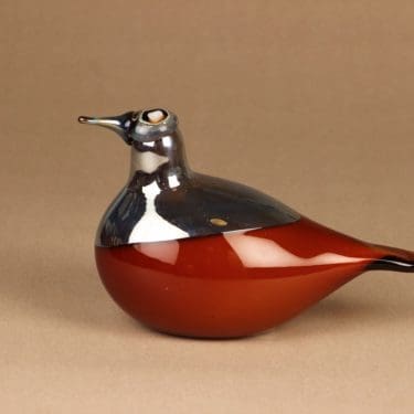 Iittala lintu , Elokuukunen, vuosilintu 2016, suunnittelija Oiva Toikka, Elokuukunen, vuosilintu 2016, signeerattu