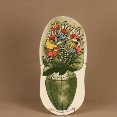 Arabia Elämän rikkaus seinätaulu, suunnittelija Heljä Liukko-Sundström, serikuva, kukka