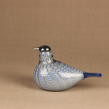 Nuutajärvi lintu , Päivikki, tilaustyö, suunnittelija Oiva Toikka, Päivikki, tilaustyö, signeerattu