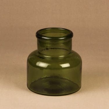 Riihimäen lasi Neptuna tölkki, vihreä, suunnittelija Nanny Still, suuri