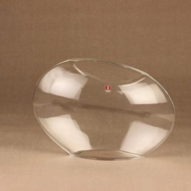 Iittala Aava maljakko, kirkas, suunnittelija Markku Salo,