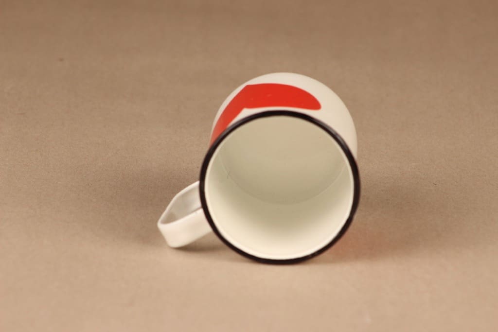 Finel Sydän muki, emali, suunnittelija Gunvor Olin-Grönqvist, emali, sydän kuva 3