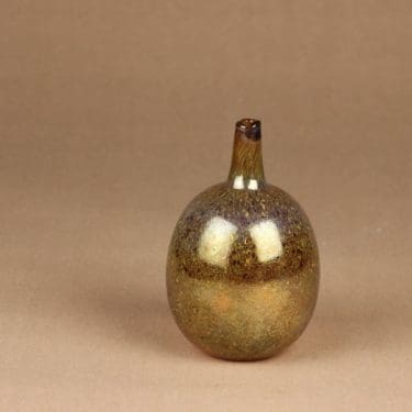 Nuutajärvi Mansikkapaikka koristepullo, vihreä, suunnittelija Oiva Toikka,