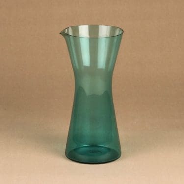 Nuutajärvi Kartio Pitcher turquoise designer Kaj Franck