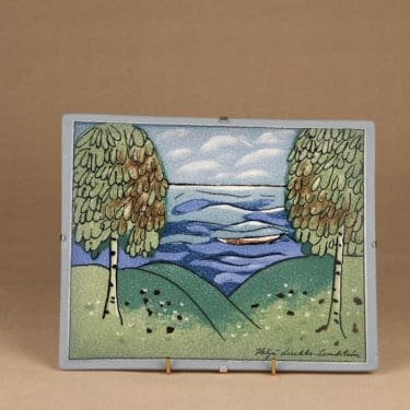 Arabia Kesä sydämissämme seinätaulu, tilaustyö, suunnittelija Heljä Liukko-Sundström, tilaustyö, serikuva, Nokia