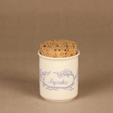 Arabia Sininen keittiö maustepurkki, paprika, suunnittelija , paprika, serikuva