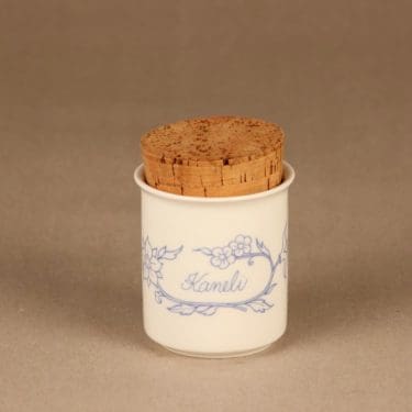 Arabia Sininen keittiö maustepurkki, kaneli, suunnittelija , kaneli, serikuva