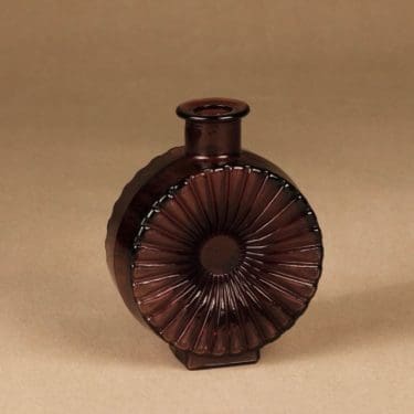 Riihimäen Lasi Aurinkopullo lila 1/4 designer Helena Tynell