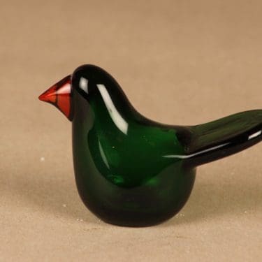 Nuutajärvi lintu , Sieppo, suunnittelija Oiva Toikka, Sieppo, signeerattu