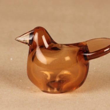 Nuutajärvi lintu , Sieppo, suunnittelija Oiva Toikka, Sieppo, signeerattu