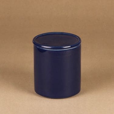 Arabia Kilta jar with lid, blue designer Kaj Franck