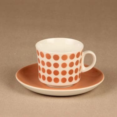 Arabia Pop kahvikuppi, puhalluskoriste, suunnittelija , puhalluskoriste, retro