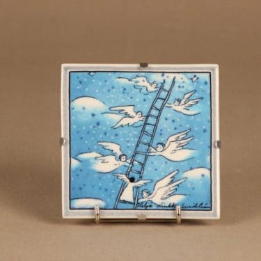 Arabia seinälaatta Tikapuut