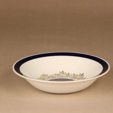 Rörstrand Viktoria lautanen, syvä, suunnittelija Christina Campbell, syvä