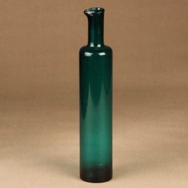 Riihimäen lasi 1735 koristepullo, signeerattu, suunnittelija Nanny Still, signeerattu, nokkapullo