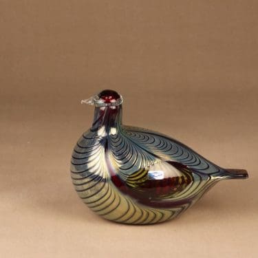 Nuutajärvi lintu , Fasaani, suunnittelija Oiva Toikka, Fasaani, signeerattu