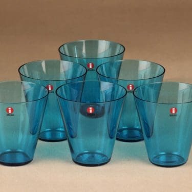 Iittala Kartio lasi, 2 dl, 6 kpl, suunnittelija Kaj Franck, 2 dl