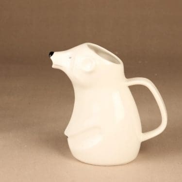 Arabia Jääkarhu kaadin, valkoinen, suunnittelija Richard Lindh,