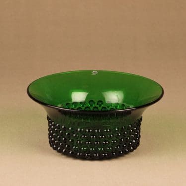 Nuutajärvi 5371 Näppylä bowl, green  designer Saara Hopea