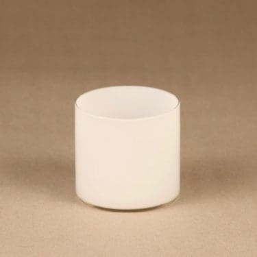 Iittala 2514 glass, white designer Timo Sarpaneva