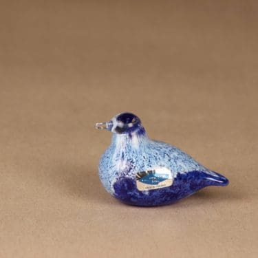 Nuutajärvi lintu , tilaustyö Nokia, suunnittelija Oiva Toikka, tilaustyö Nokia, signeerattu, yrityslintu