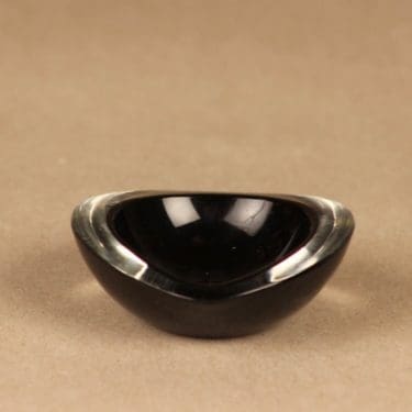 Nuutajärvi Kastanja art glass, signed designer  Kaj Franck