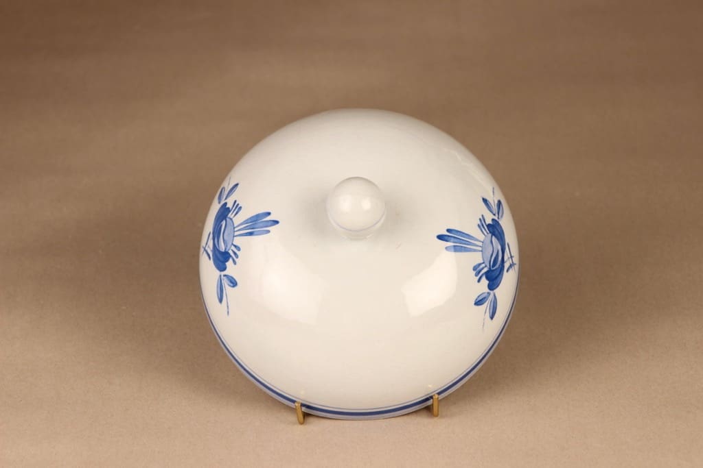 Arabia Blue Rose cheese tray, hand-painted designer Svea Granlund 2