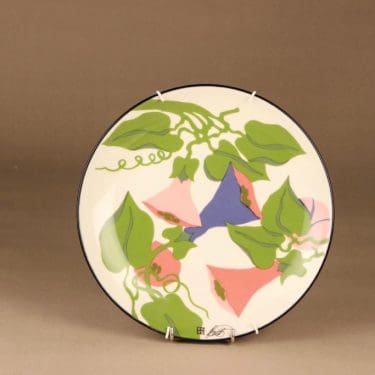 Arabia Floria seinälautanen, Maria, suunnittelija Howard Smith, Maria, kukka, serikuva