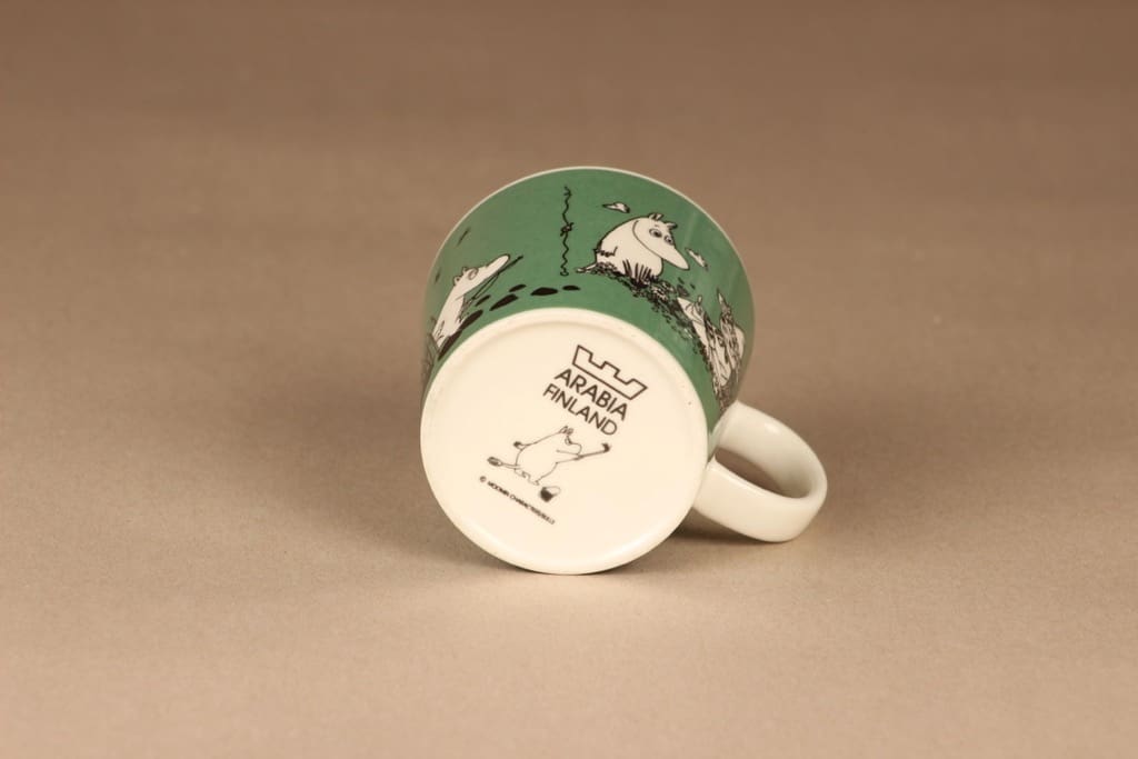 Arabia Muumi muki, Maalaavat muumit, suunnittelija Tove Slotte-Elevant, Maalaavat muumit, muumi, muumipappa kuva 4