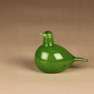 Nuutajärvi lintu , Tirri, suunnittelija Oiva Toikka, Tirri, pieni, signeerattu