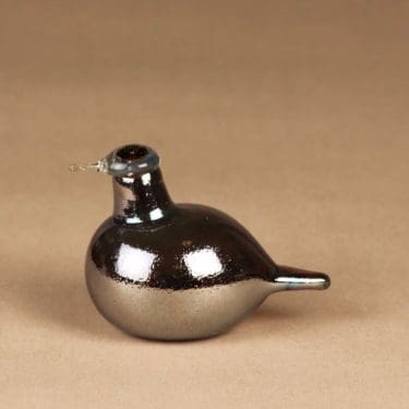 Nuutajärvi lintu , Tirri, suunnittelija Oiva Toikka, Tirri, pieni, signeerattu