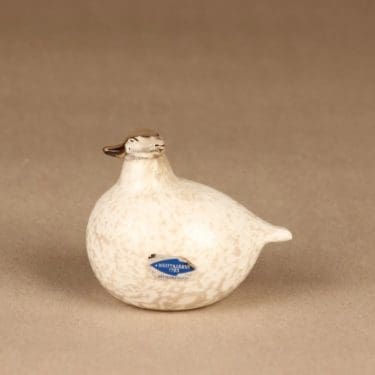 Nuutajärvi lintu , Kiiruna, suunnittelija Oiva Toikka, Kiiruna, pieni, signeerattu