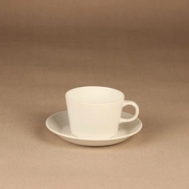 Arabia Kilta tea cup, white, designer Kaj Franck