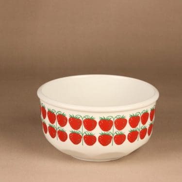 Arabia Pomona Strawberry bowl designer Raija Uosikkinen
