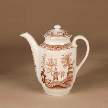 Arabia Singapore kahvikaadin, 1 l, suunnittelija , 1 l, kuparipainokoriste