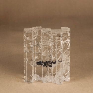 Riihimäen lasi Metsä taidelasi, signeerattu, suunnittelija Helena Tynell, signeerattu